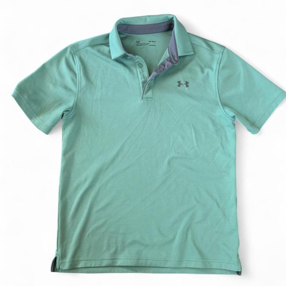 Men's Under Armour Mint Green Loose Polo Shirt